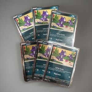 Lot Of 6 Toxel 078 Promo Cosmos Holo NM Pokemon TCG MEP